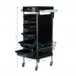 Coloring and storage hairdressing trolley-125879