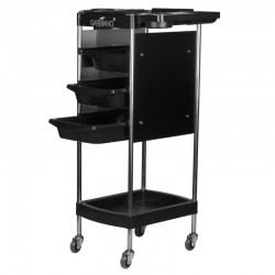 Coloring and storage hairdressing trolley-125883