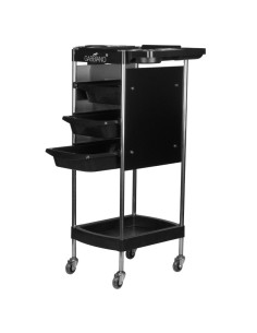 Coloring and storage hairdressing trolley-125883