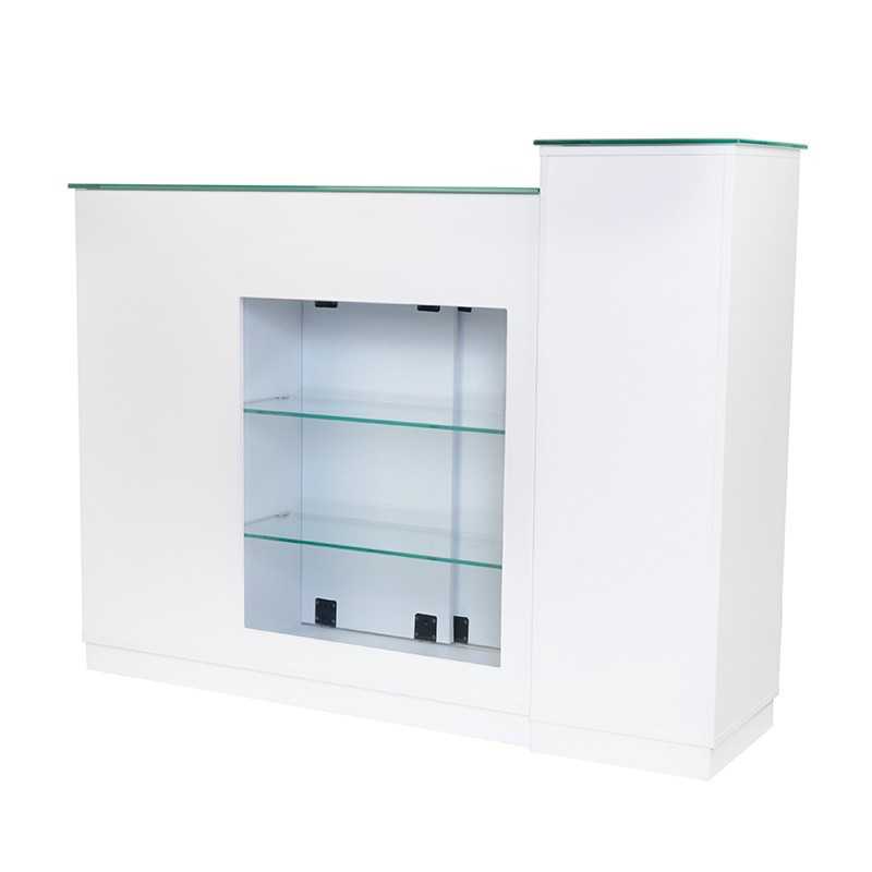 RECEPTION BANK COUNTER WITH SHOWCASE
