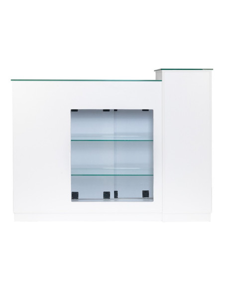 Jonak reception desk office counter with showcase