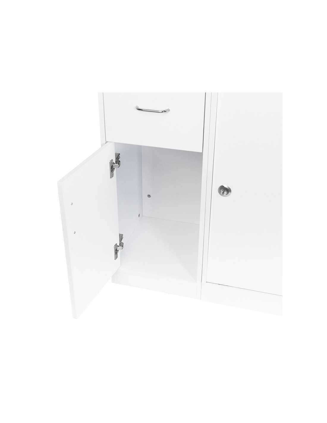Mostrador de oficina de recepción Jonak con vitrina 