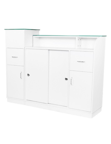 Jonak reception desk office counter with showcase 