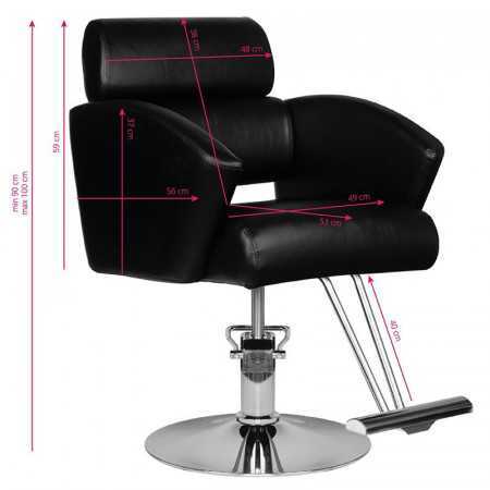 Styling chair accera black 