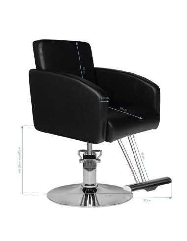Poltrona stile trevise nera 