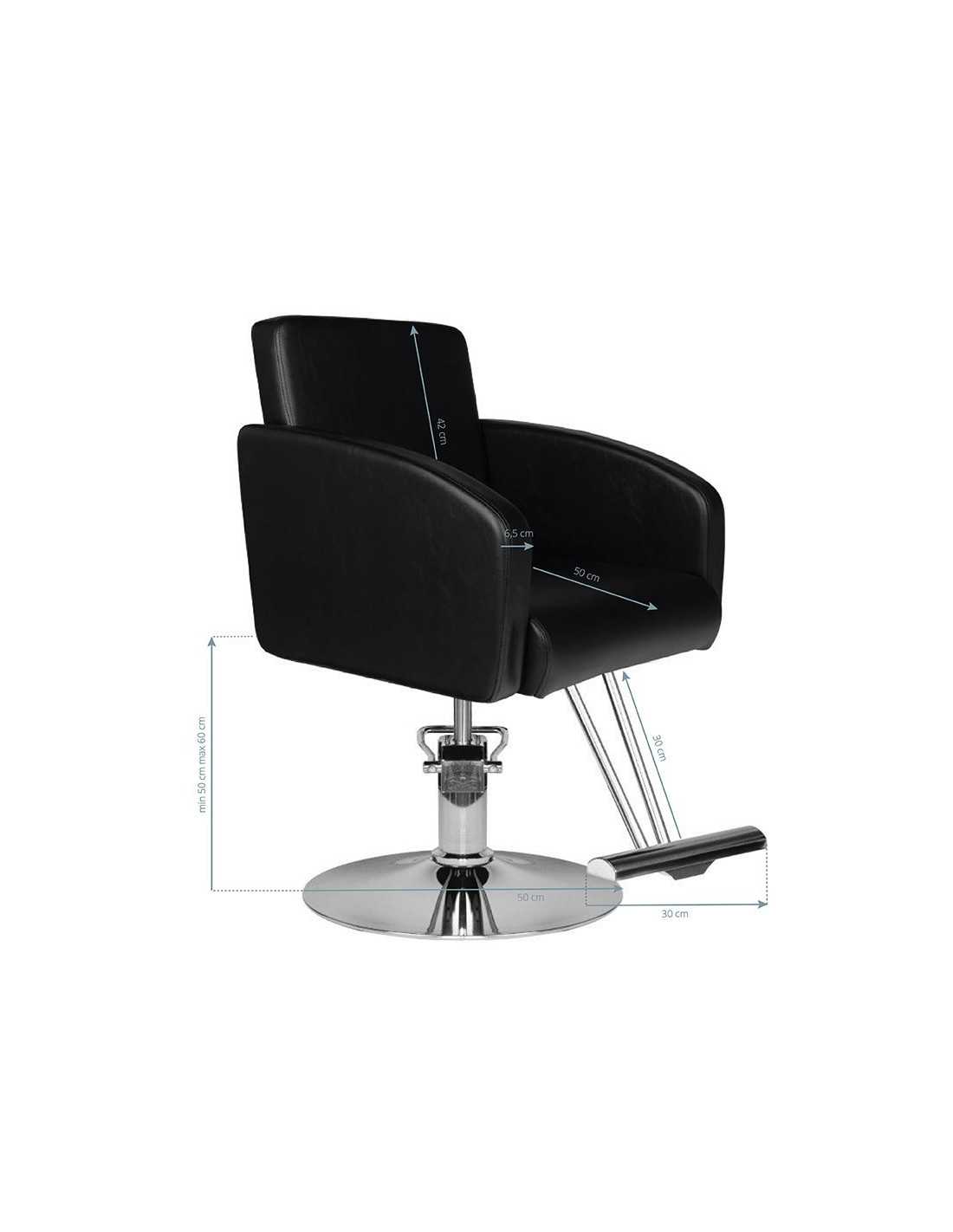 Sillón de estilo trevise negro 