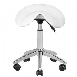 COSMETIC STOOL AM-302 WHITE