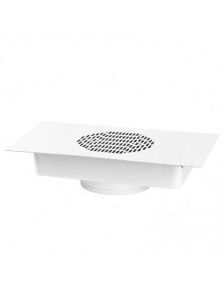 Integrated dust absorber, white