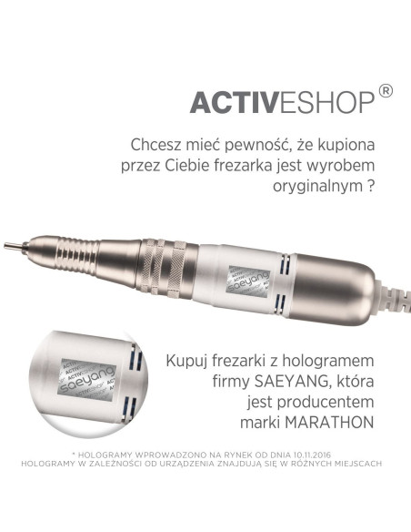 SAEYANG FREZARKA MARATHON 3 CHAMPION WHITE + H200