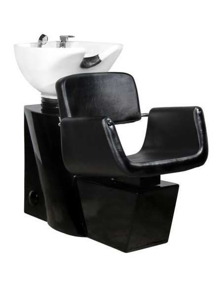 Lavatório de shampoo Helsínquia preto
