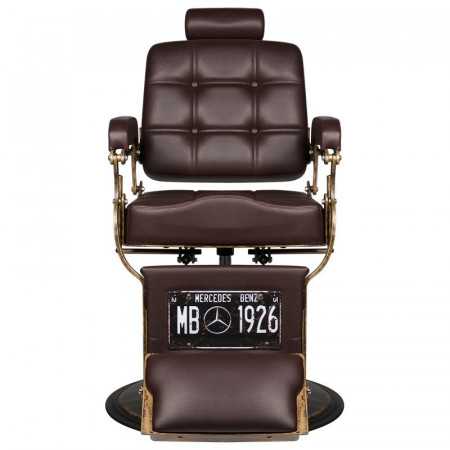Fauteuil barbier hd boss marron 