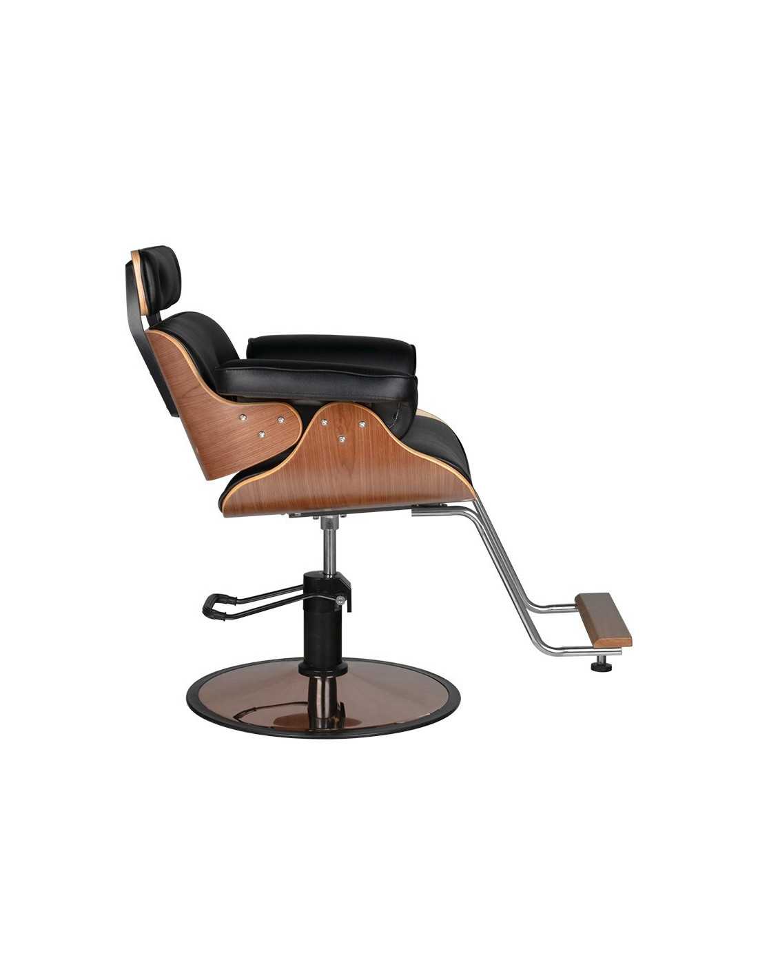 Florence black walnut hairdressing chair {attributes}