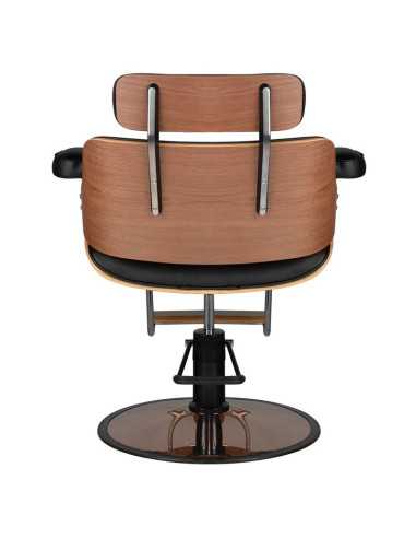 Florence zwarte walnoot styling stoel 
