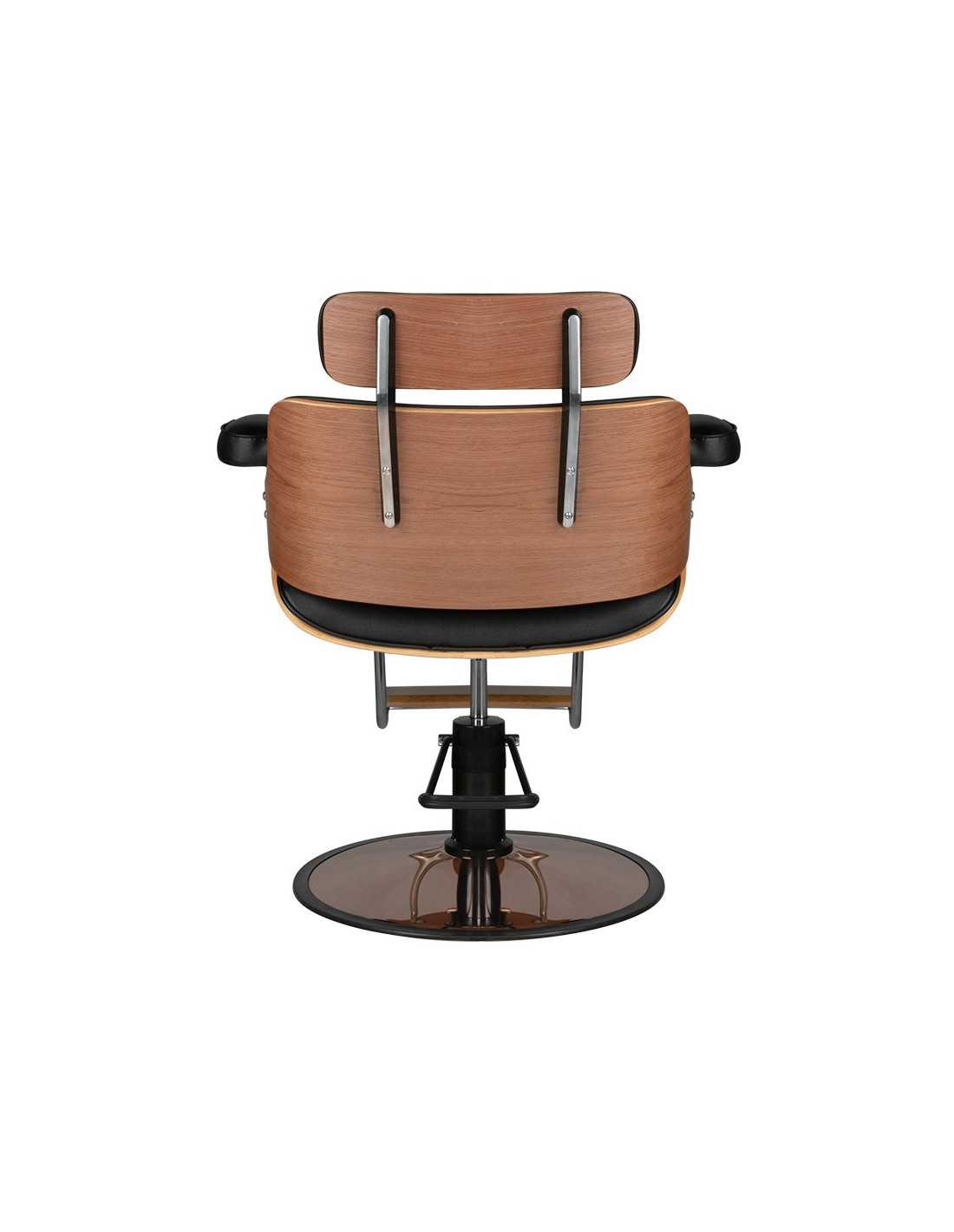 Florence black walnut hairdressing chair {attributes}