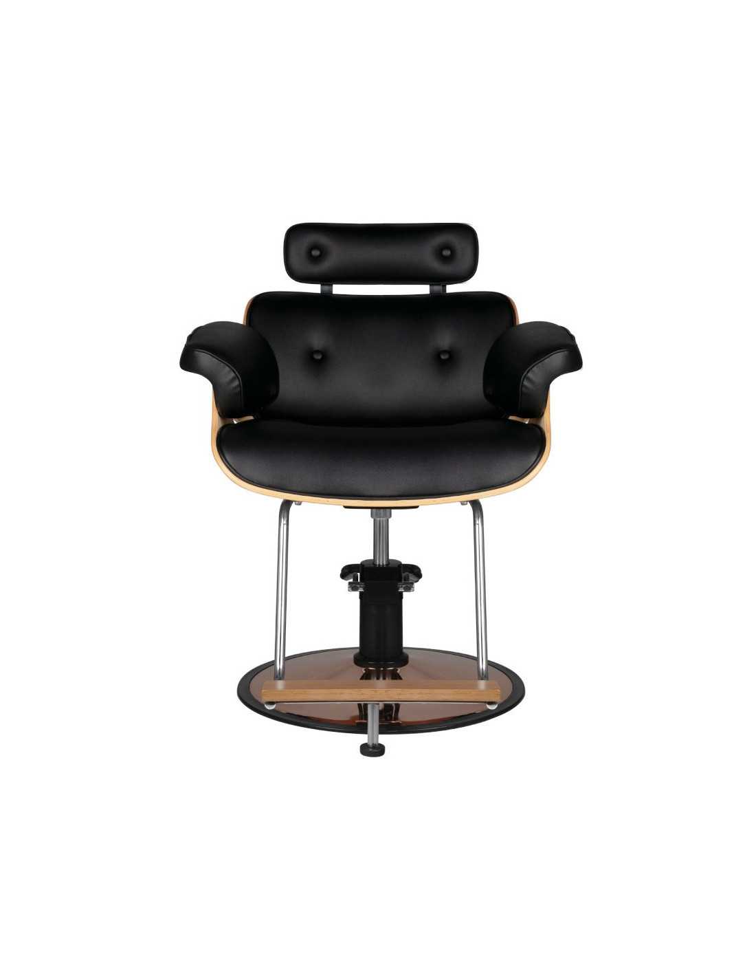 Florence black walnut hairdressing chair {attributes}