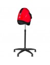 Helmet hair dryer on stand dx-w red 