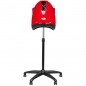 Asciugacapelli da casco su supporto dx-w rosso