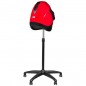 Helmet hair dryer on stand dx-w red
