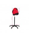 Asciugacapelli da casco su supporto dx-w rosso 