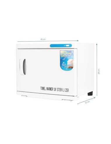 Handtuchwärmer mit UV-C-Sterilisator 23 l weiß