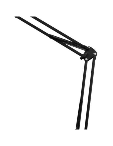 all4light lashes line lampada trattamento 2 led nera con supporto 