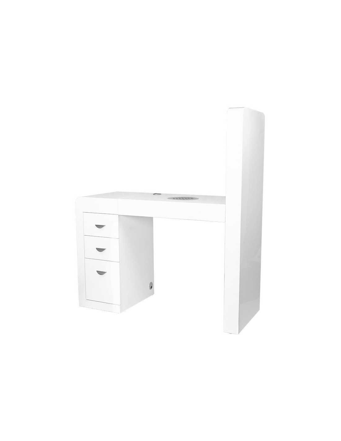 Manicure Tables 132080 COSMETIC DESK 310 WHITE LEFT
