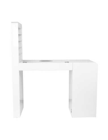 Manicure Tables 132080 COSMETIC DESK 310 WHITE LEFT