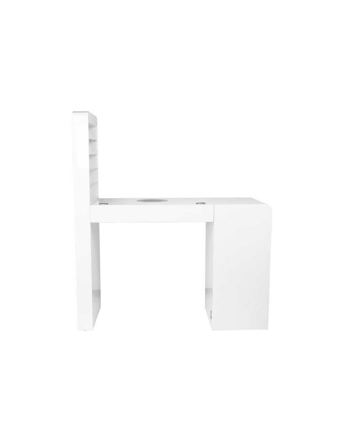 Manicure Tables 132080 COSMETIC DESK 310 WHITE LEFT