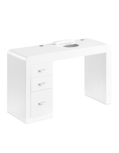 Tables Manucures 132081 Table manucure giulia avec aspirateur blanc