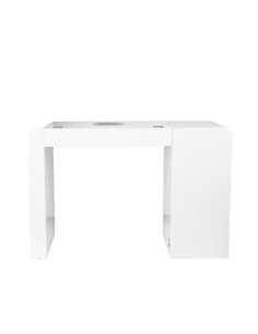 Mesa de manicura Giulia con aspirador BLANCO