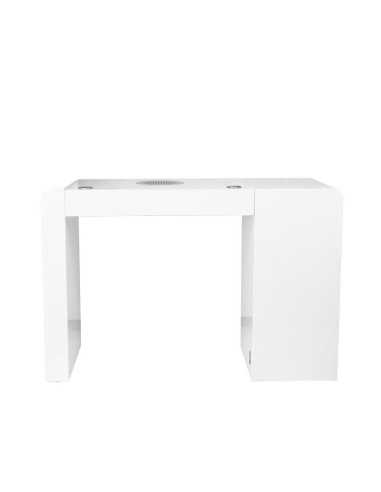 Manicure Tables 132081 Giulia manicure table with white vacuum cleaner