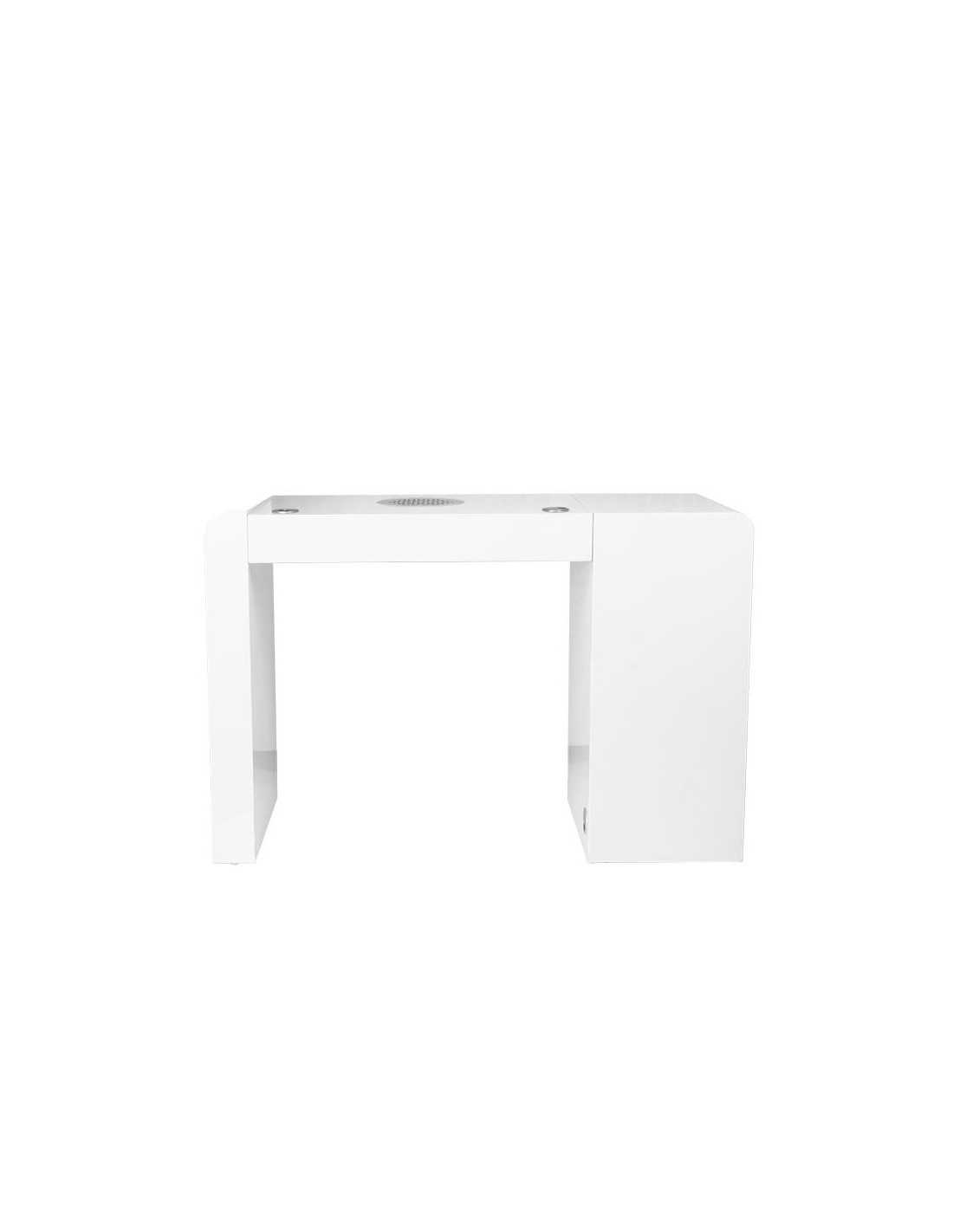 Mesas de manicura 132081 Mesa de manicura Giulia con aspiradora blanca