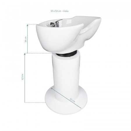 White edito lounge washing column 