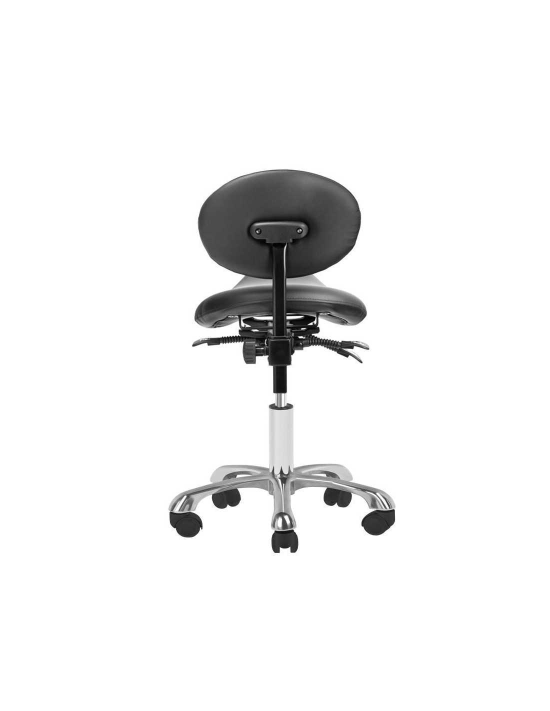 GOLD AM-830 BLACK Stool with Wheels