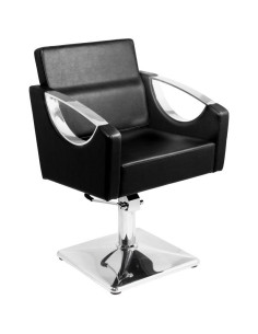 Friseurstühle aus schwarzem Talin 