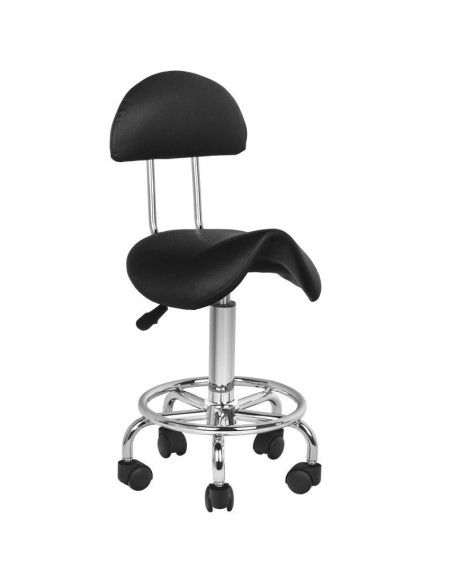 Tabouret à roulettes 6001 NOIR