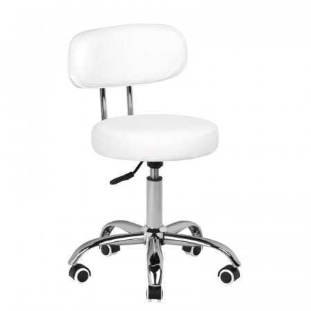 Tabouret à roulettesa-007 blanc