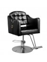 Black calabrian hairdressing chair 