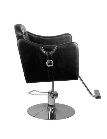 Sillón de peluquería calabrese negro 