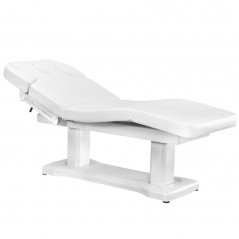 Table de Massage 125588 LIT D'ESTHÉTIQUE SPA 4 MOTEUR CHAUFFANT BLANC 818A