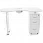 White rosa manicure table with b98 vacuum cleaner