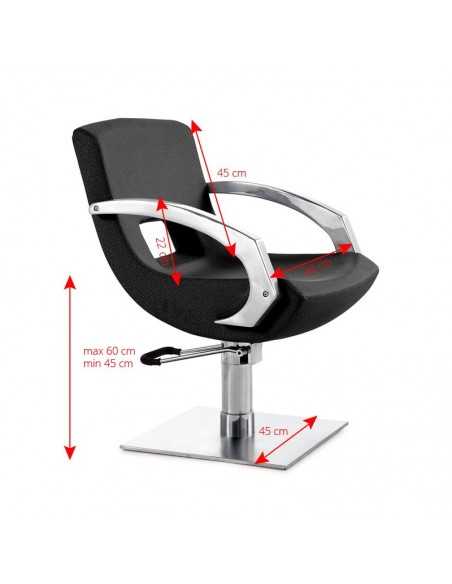 Black catania styling chair