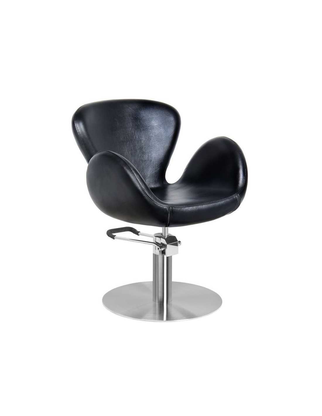 Amsterdam black hairdressing chair {attributes}