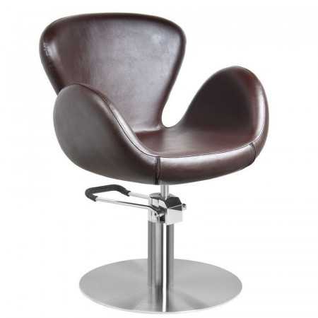 Fauteuil de coiffure amsterdam marron