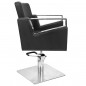 Black vilnius hairdressing chair