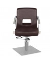 Brown Catania hairdressing chair 