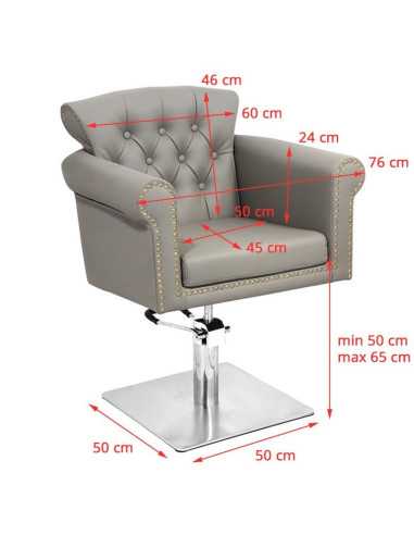 Sedia styling grigio berlino 