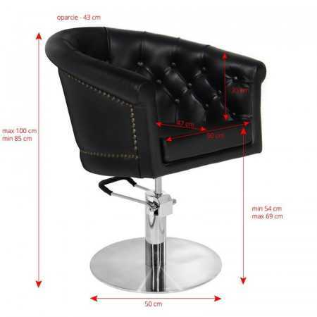 Sedia styling london nera 