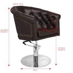 Brown london styling chair