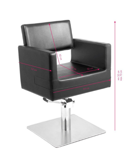 Black sofia styling chair 